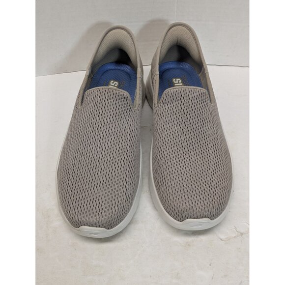 Skechers Go Walk Handsfree Slip In Shoes Taupe Tan Casual Sneakers Womens Size 8 - Picture 3 of 10